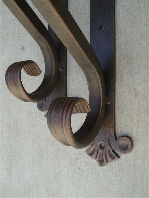 antique style metal brackets|heavy duty wrought iron brackets.